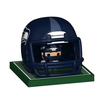 Bitty Pop! Helmet & Player Seahawks, , hi-res view 1